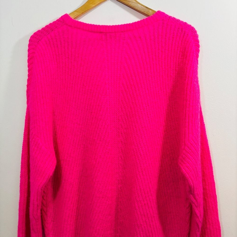 Lilly Pulitzer Kasmina V-Neck Sweater Pink Isle Women's Size Large - Picture 8 of 10